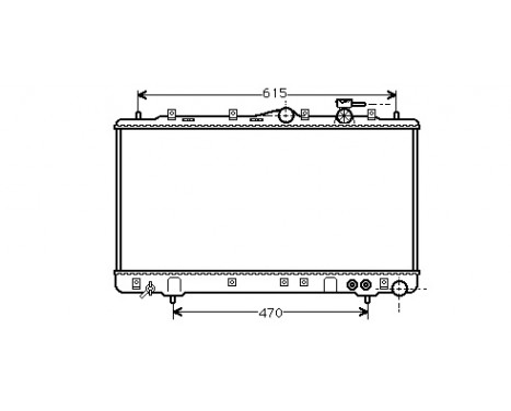 Radiator, engine cooling 82002056 International Radiators Plus