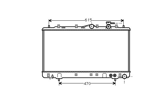 Radiator, engine cooling 82002056 International Radiators Plus