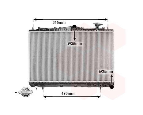 Radiator, engine cooling 82002056 International Radiators Plus, Image 2