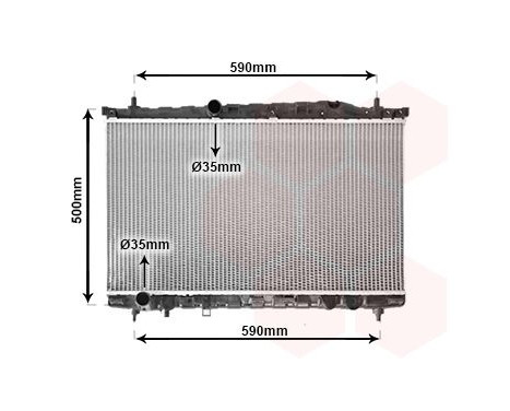 Radiator, engine cooling 82002077 International Radiators, Image 2