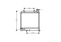Radiator, engine cooling 82002085 International Radiators