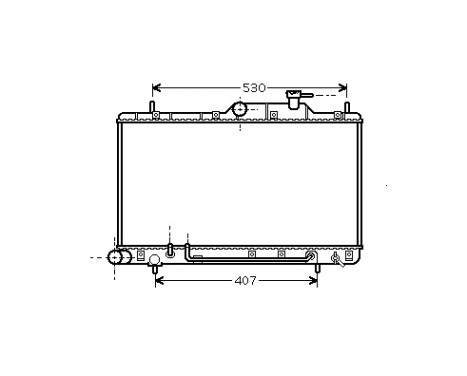 Radiator, engine cooling 82002086 International Radiators