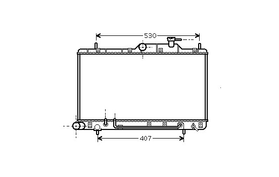 Radiator, engine cooling 82002086 International Radiators
