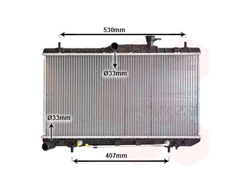 Radiator, engine cooling 82002086 International Radiators, Image 2
