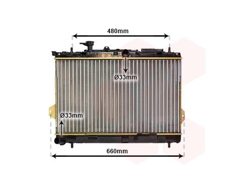 Radiator, engine cooling 82002097 International Radiators, Image 2