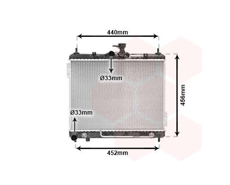 Radiator, engine cooling 82002100 International Radiators, Image 2