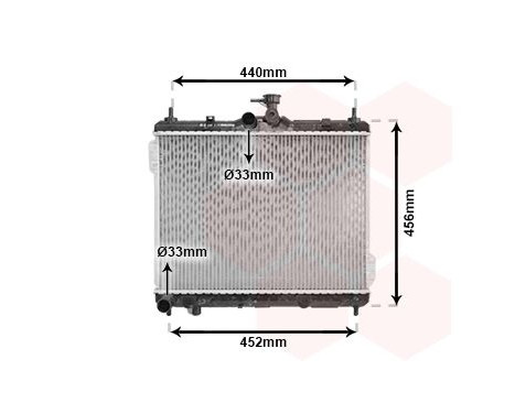 Radiator, engine cooling 82002101 International Radiators, Image 2