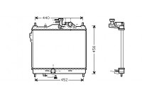 Radiator, engine cooling 82002103 International Radiators