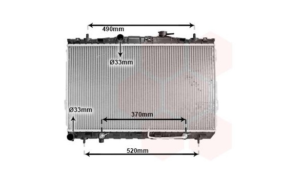 Radiator, engine cooling 82002105 International Radiators, Image 2