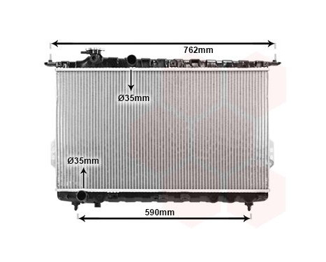 Radiator, engine cooling 82002106 International Radiators, Image 2