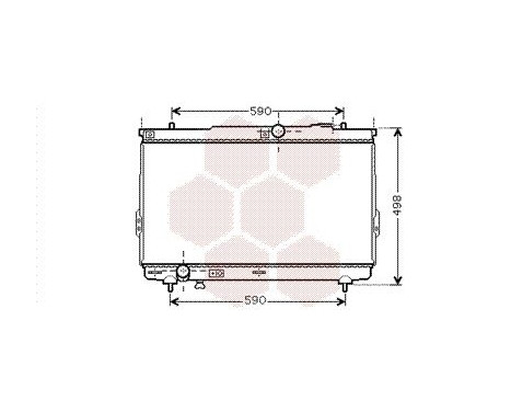 Radiator, engine cooling 82002111 International Radiators, Image 2