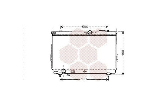 Radiator, engine cooling 82002111 International Radiators, Image 2