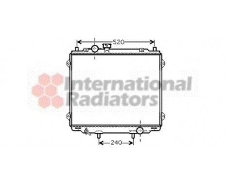 Radiator, engine cooling 82002145 International Radiators, Image 2