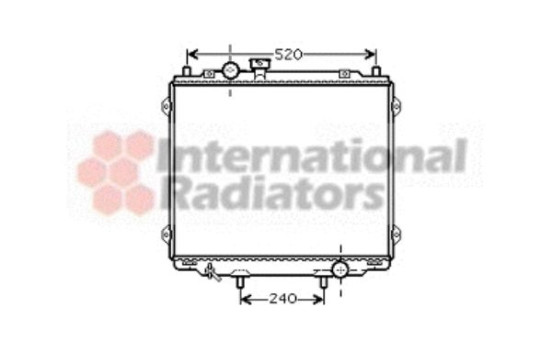 Radiator, engine cooling 82002145 International Radiators, Image 2