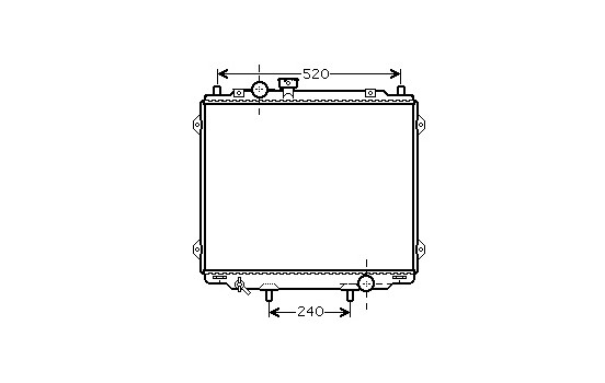 Radiator, engine cooling 82002145 International Radiators