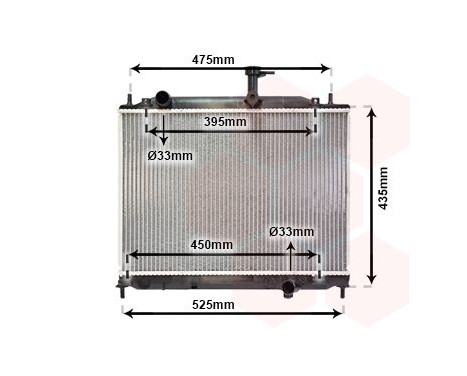Radiator, engine cooling 82002170 International Radiators, Image 2