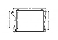 Radiator, engine cooling 82002171 International Radiators