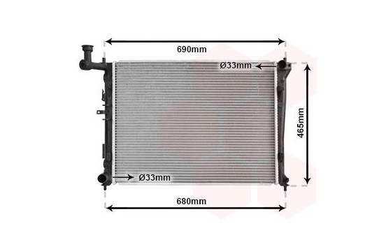 Radiator, engine cooling 82002179 International Radiators, Image 2