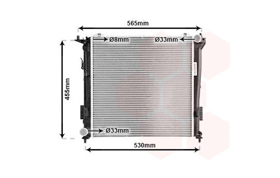 Radiator, engine cooling 82002181 International Radiators, Image 2