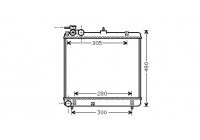 Radiator, engine cooling 82002192 International Radiators