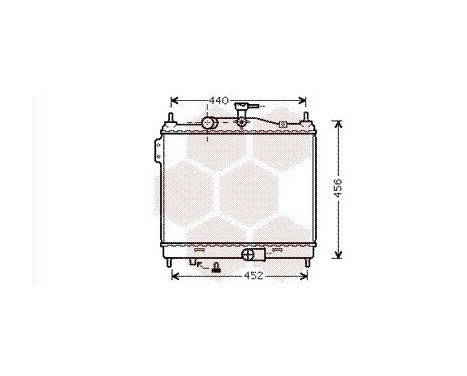 Radiator, engine cooling 82002206 International Radiators, Image 2