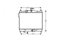 Radiator, engine cooling 82002206 International Radiators