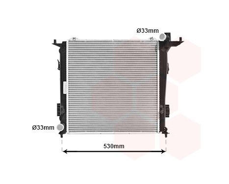 Radiator, engine cooling 82002207 International Radiators, Image 2