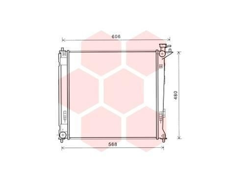 Radiator, engine cooling 82002284 International Radiators, Image 2