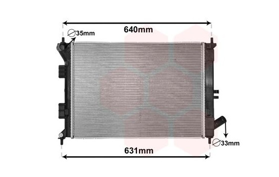 Radiator, engine cooling 82002335 International Radiators