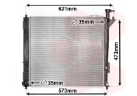 Radiator, engine cooling 82002346 International Radiators