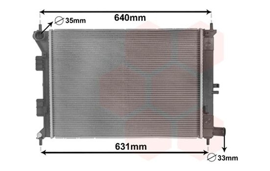 Radiator, engine cooling 82002420 International Radiators