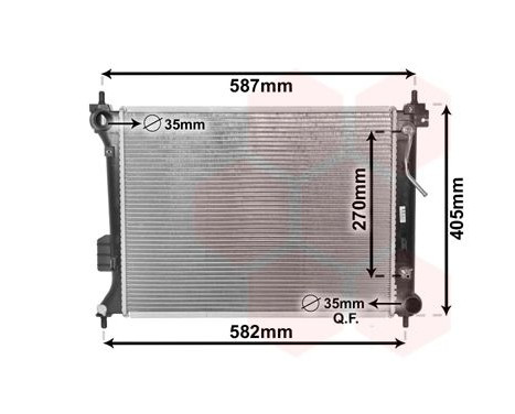 Radiator, engine cooling 82002428 International Radiators