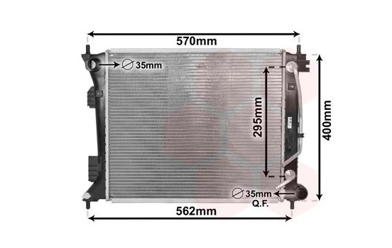 Radiator, engine cooling 82002433 International Radiators