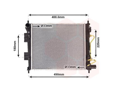 Radiator, engine cooling 82012708 International Radiators