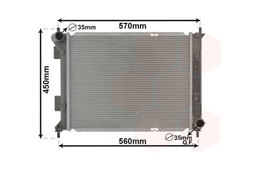 Radiator, engine cooling 82012711 International Radiators