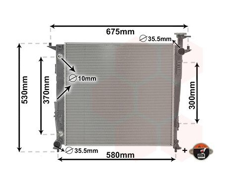 Radiator, engine cooling 82012714 International Radiators Plus