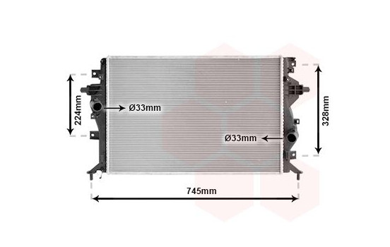 Radiator, engine cooling 82012720 International Radiators