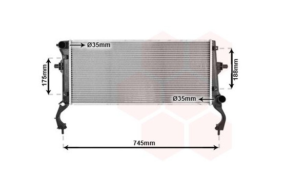 Radiator, engine cooling 82012734 International Radiators