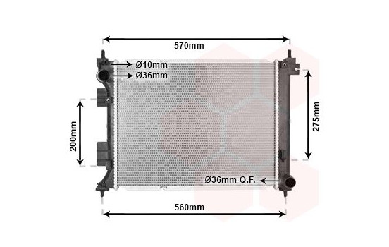 Radiator, engine cooling 82012737 International Radiators