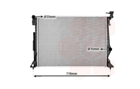 Radiator, engine cooling 82012740 International Radiators