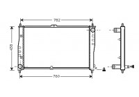 Radiator, engine cooling 83002018 International Radiators
