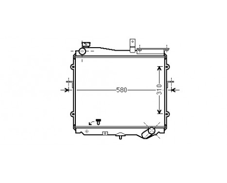 Radiator, engine cooling 83002024 International Radiators