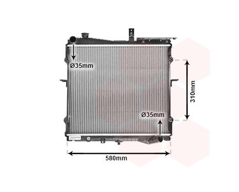 Radiator, engine cooling 83002024 International Radiators, Image 2