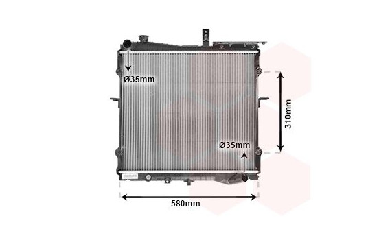 Radiator, engine cooling 83002024 International Radiators, Image 2