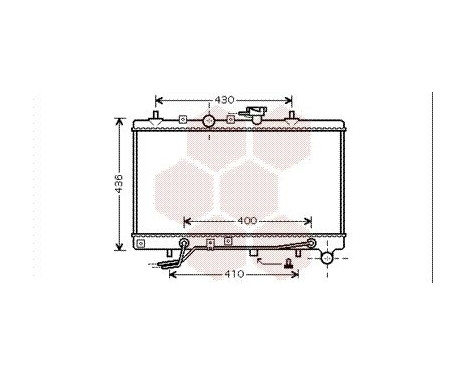 Radiator, engine cooling 83002035 International Radiators, Image 2