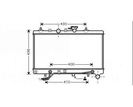 Radiator, engine cooling 83002035 International Radiators