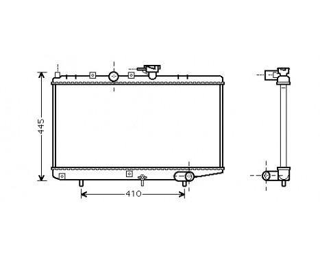 Radiator, engine cooling 83002050 International Radiators