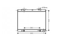 Radiator, engine cooling 83002056 International Radiators