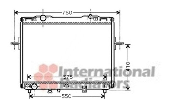Radiator, engine cooling 83002069 International Radiators, Image 2