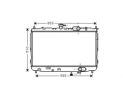 Radiator, engine cooling 83002072 International Radiators